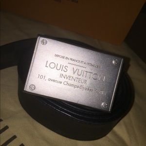 Louis Vuitton, Accessories, Louis Vuitton Neo Inventeur Reversible 4mm  Belt